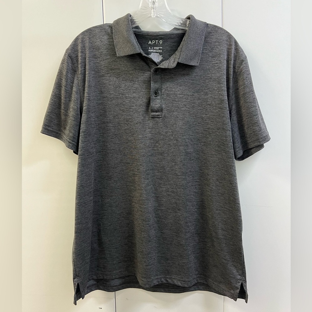 Like New Apt. 9 Premier Flex Performance Short Sleece Polo Shirt